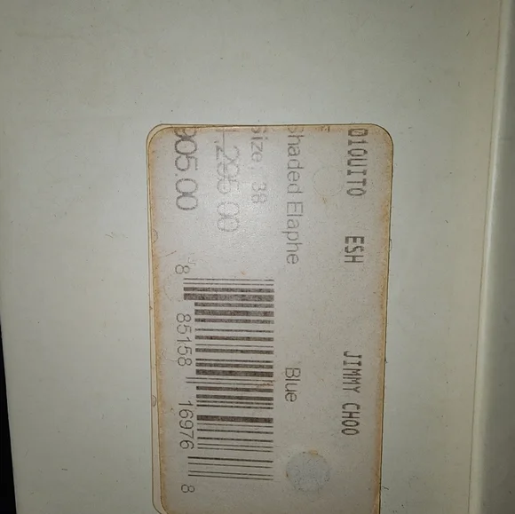 Jimmy Choo Blue and Green Strappy Heels - Picture 6 of 7